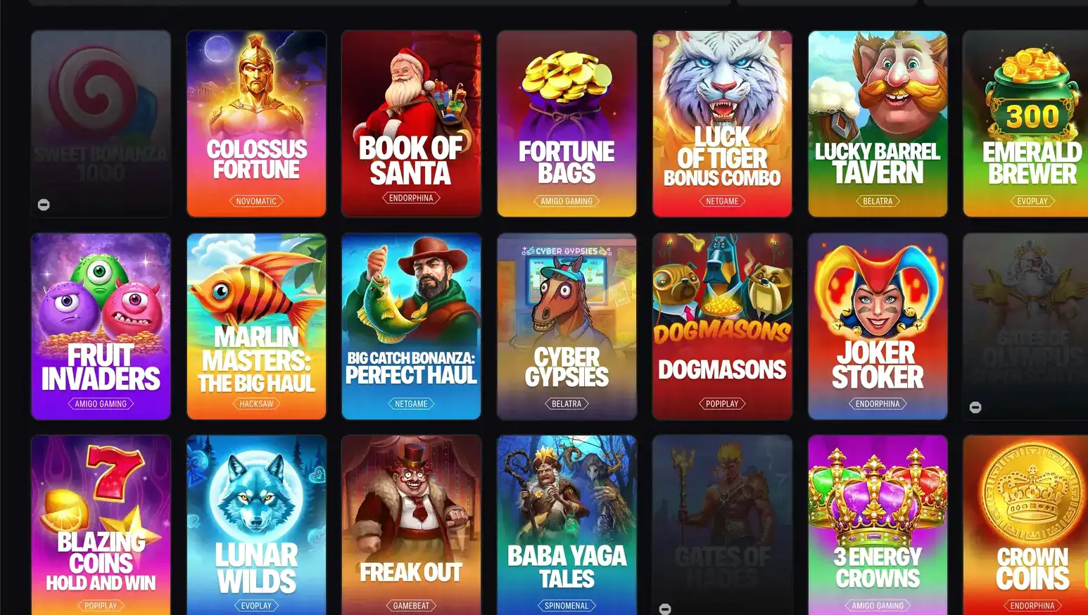 Игровые автоматы в рабочем состоянии на главном экране пользователя